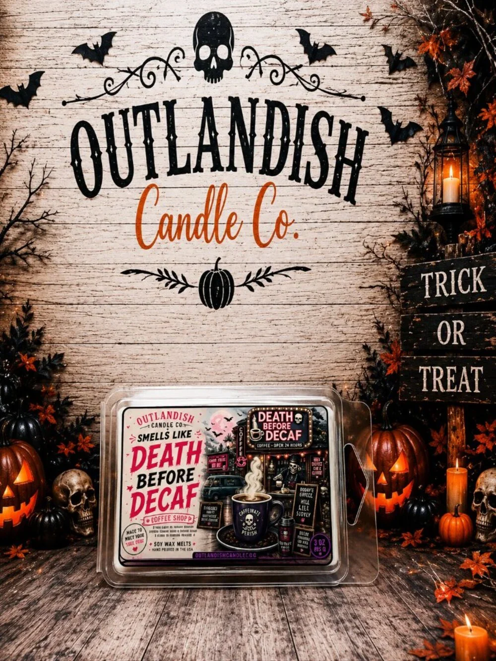 Death Before Decaf Wax Melts | Coffee Shop Scented Wax Melt